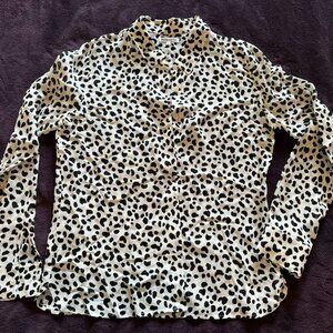 Reformation Violet Blouse (Ocelot)